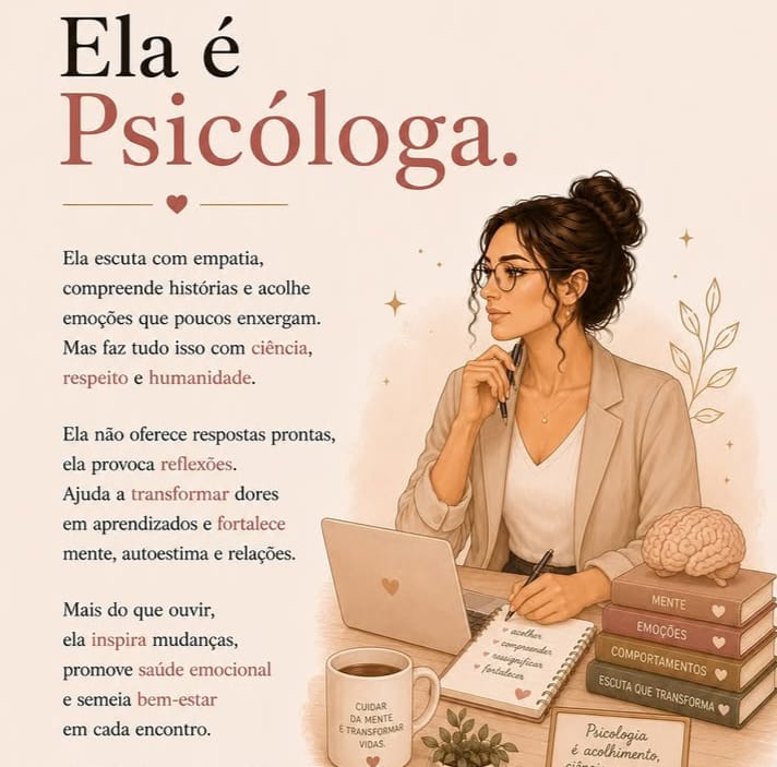 Psicóloga clínica Lysnea Sara - cuidado emocional e escuta acolhedora